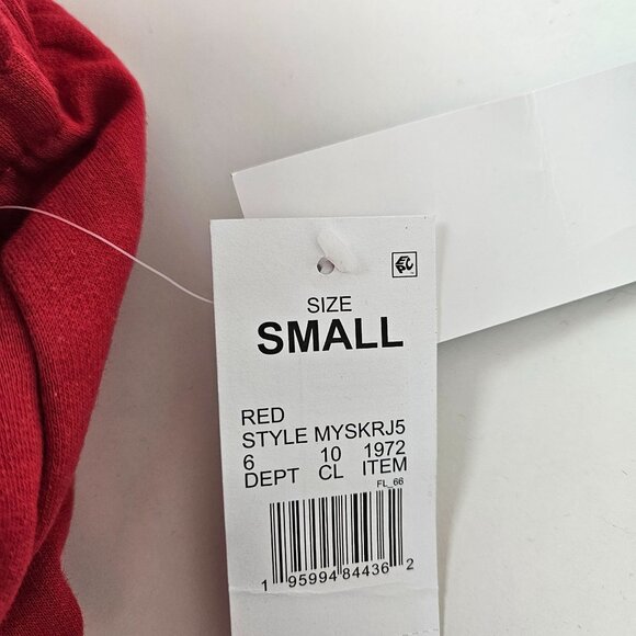 Disney Unisex Kids Mickey Mouse Red Jogger Pants Size S Holiday Character Design - Picture 8 of 8